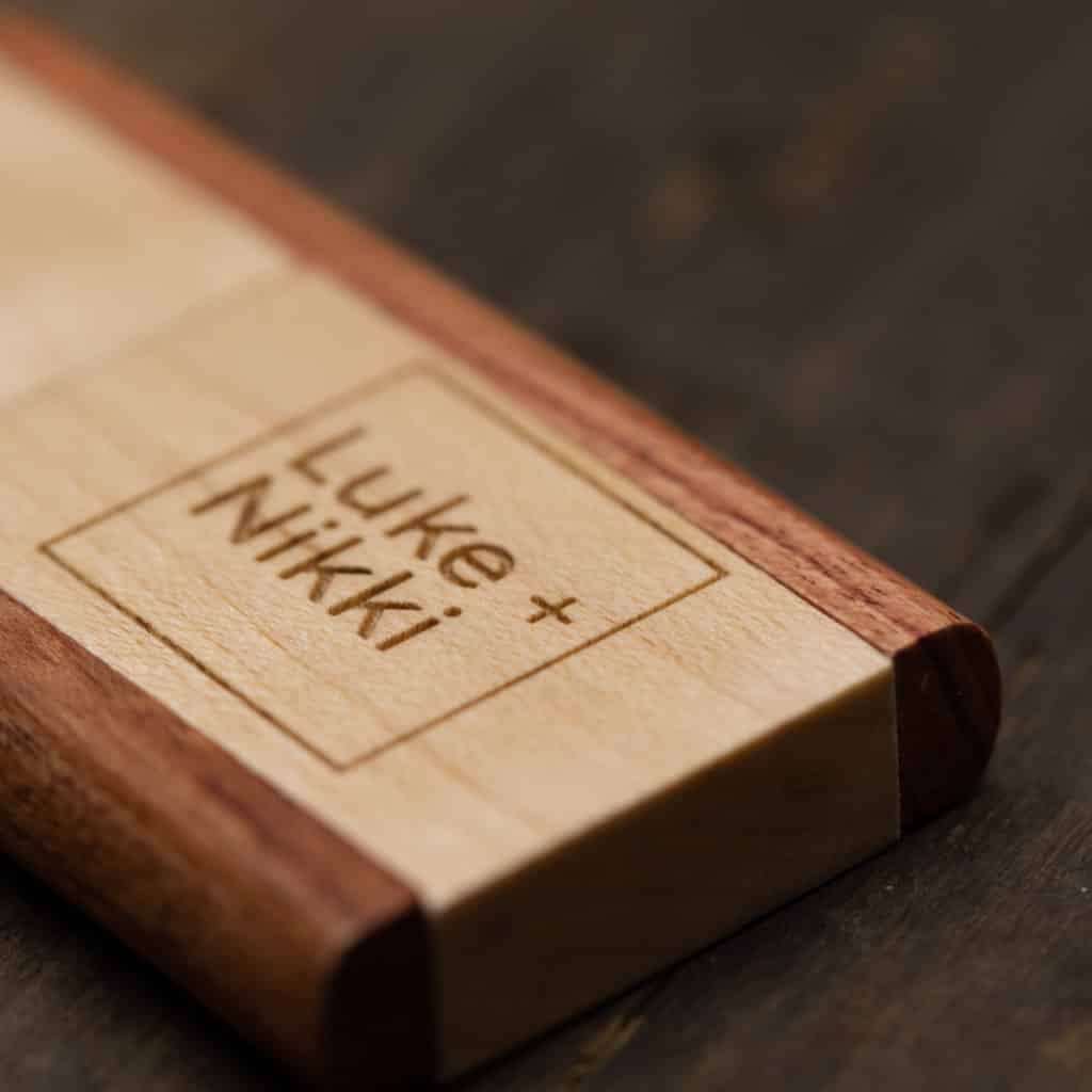 Two Tone Wood USB Flash Drive