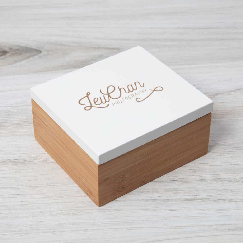 Bamboo Flash Drive Box