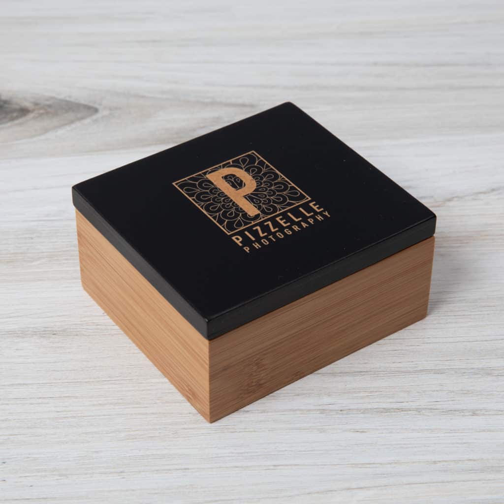 Bamboo Flash Drive Box