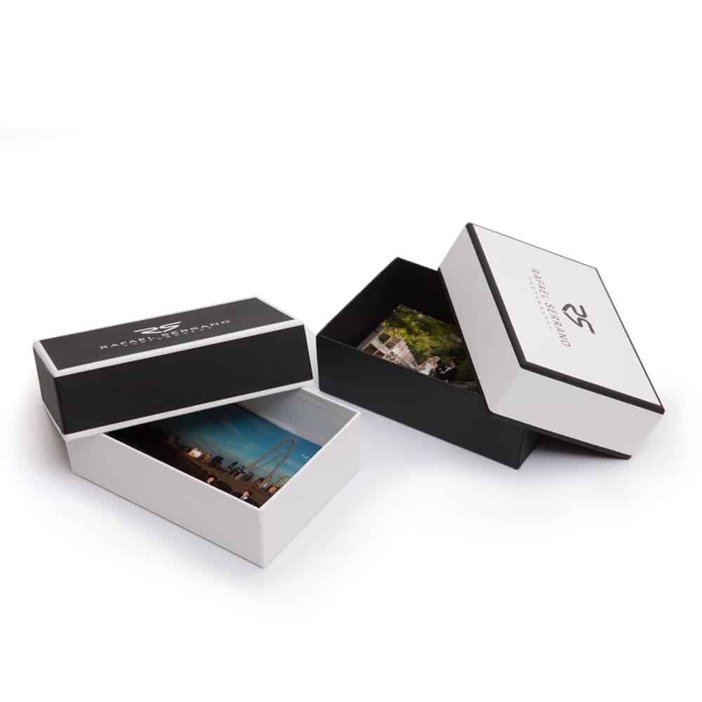 Tailored Linen Photo Box (4x6) - Photo Packaging - PhotoFlashDrive