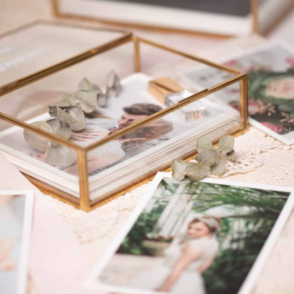 Glass Photo Box ( 4x6 and 5x7 prints) : Photo Packaging for