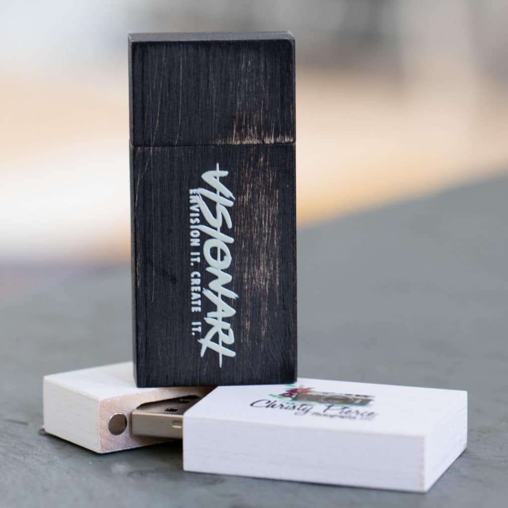 Vintage Wood USB Flash Drive