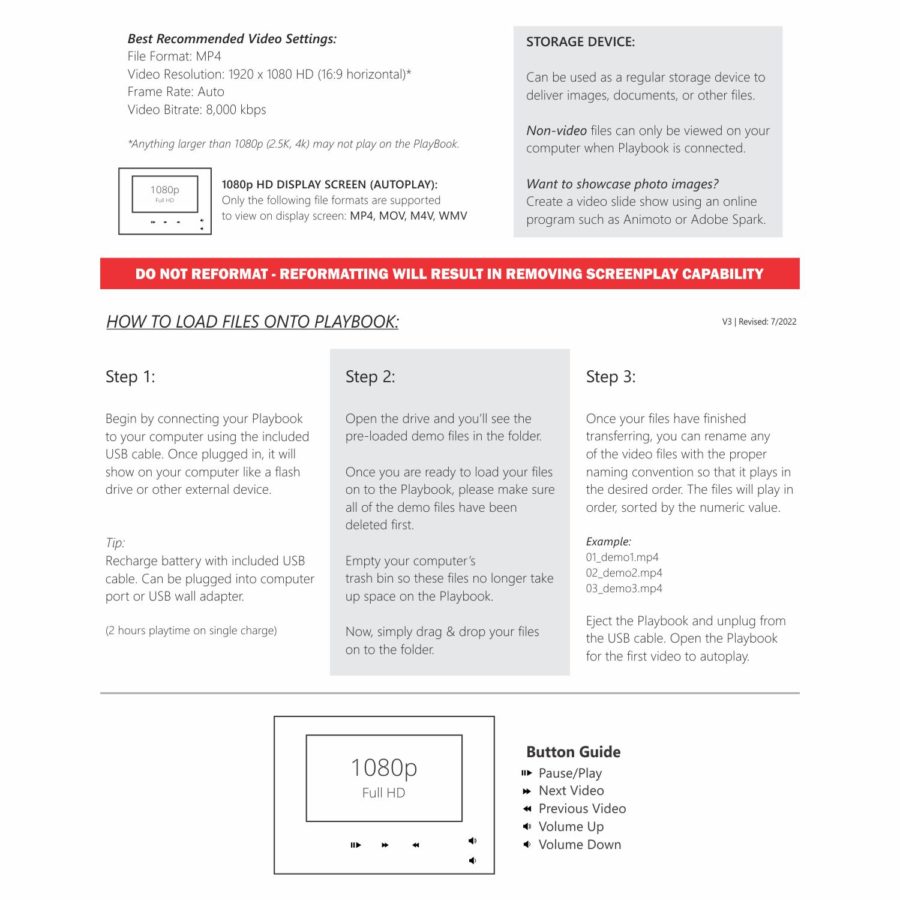 PlayBook Plus Video Player - Classic Edition [10 in] - Image 2