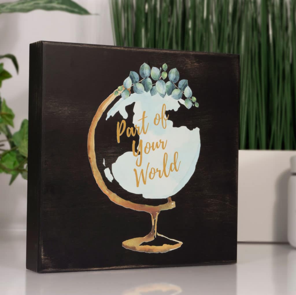 Wooden Printed Box Sign - Image 2