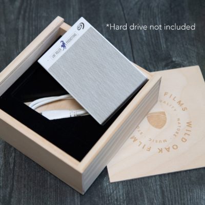 Walnut Wood Slide Photo Box (4x6) - Photo Packaging - PhotoFlashDrive