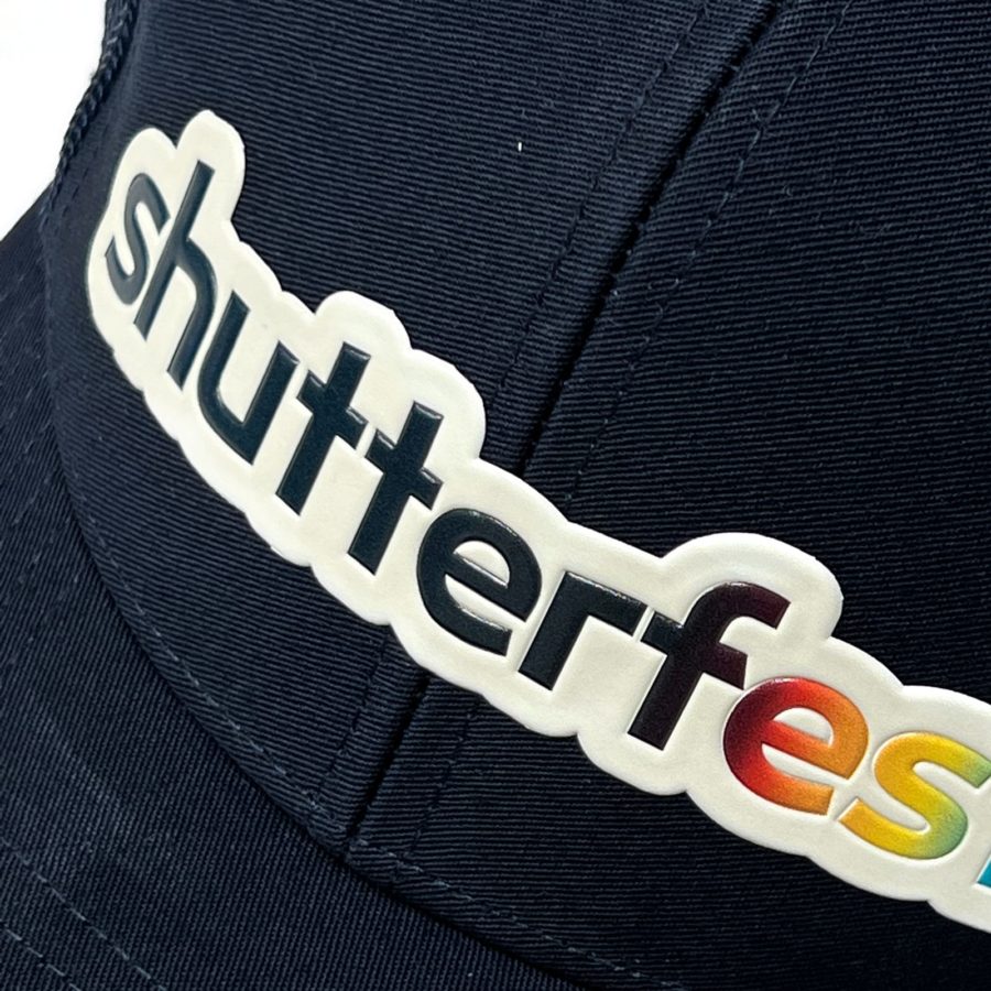 Shutterfest Logo Trucker Hat with Oversized Patch - Image 3