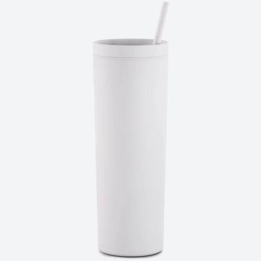 Maars 18 oz Acrylic Skinny Tumbler With Straw (Packs) - Image 6