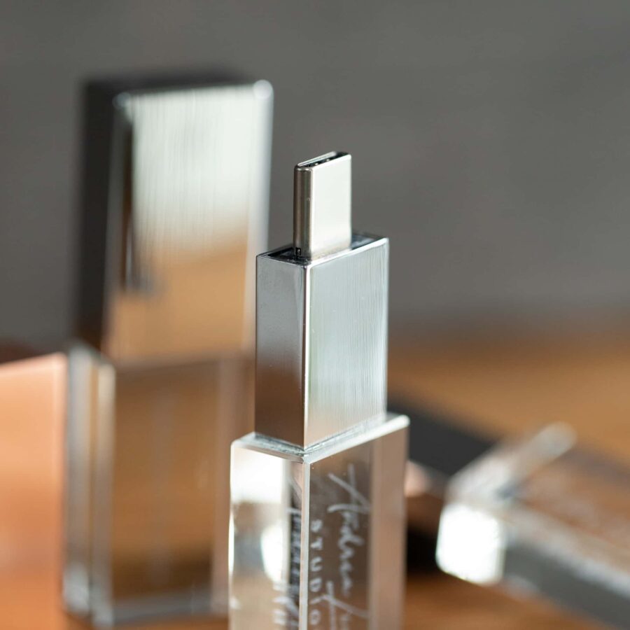 Crystal Type C Flash Drive