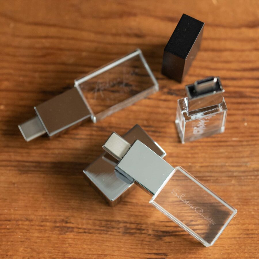 Crystal Type C Flash Drive