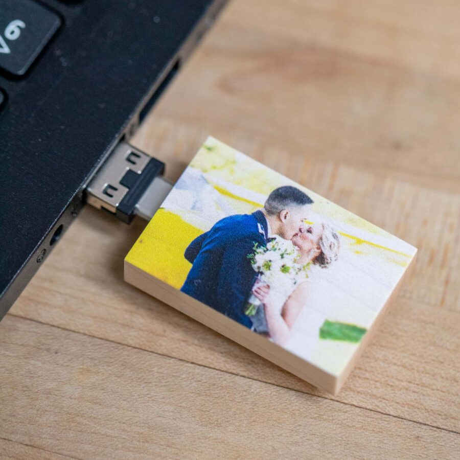 Natural Wood Flash Drive (Type-C, includes adapter) - Image 6
