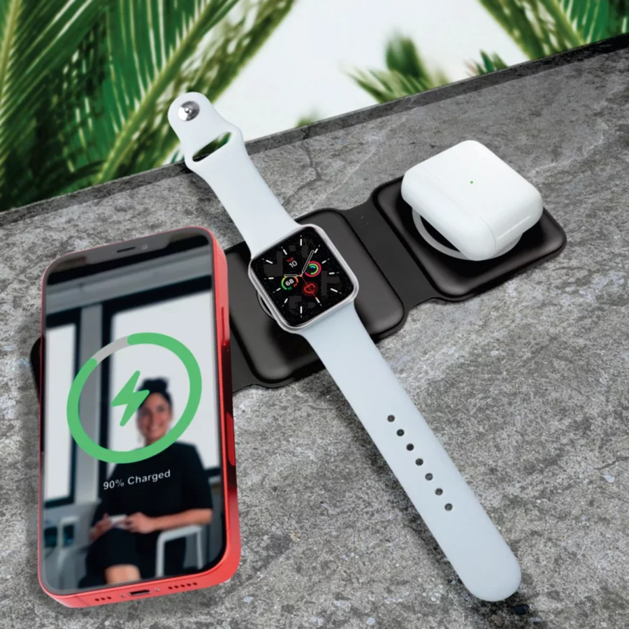3-in-1 Foldable Wireless Charging Mat