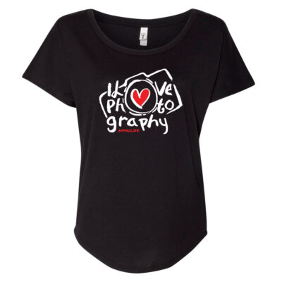 I Love Photography - #PPNCLIFE - Women's Scoop Neck T-Shirt