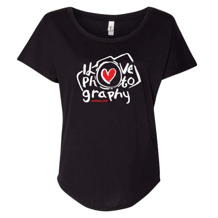 I Love Photography - #PPNCLIFE - Women's Scoop Neck T-Shirt