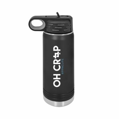 Oh Crop – #PPNCLIFE – 20oz Water Bottle