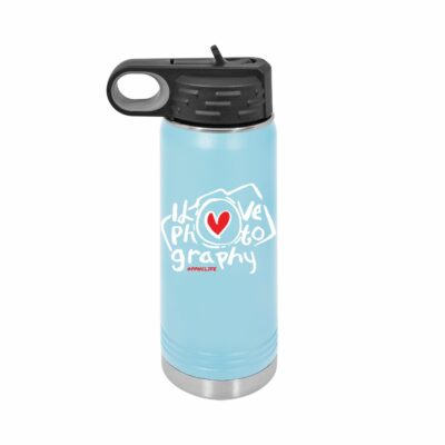 I Love Photography – #PPNCLIFE – 20oz Water Bottle