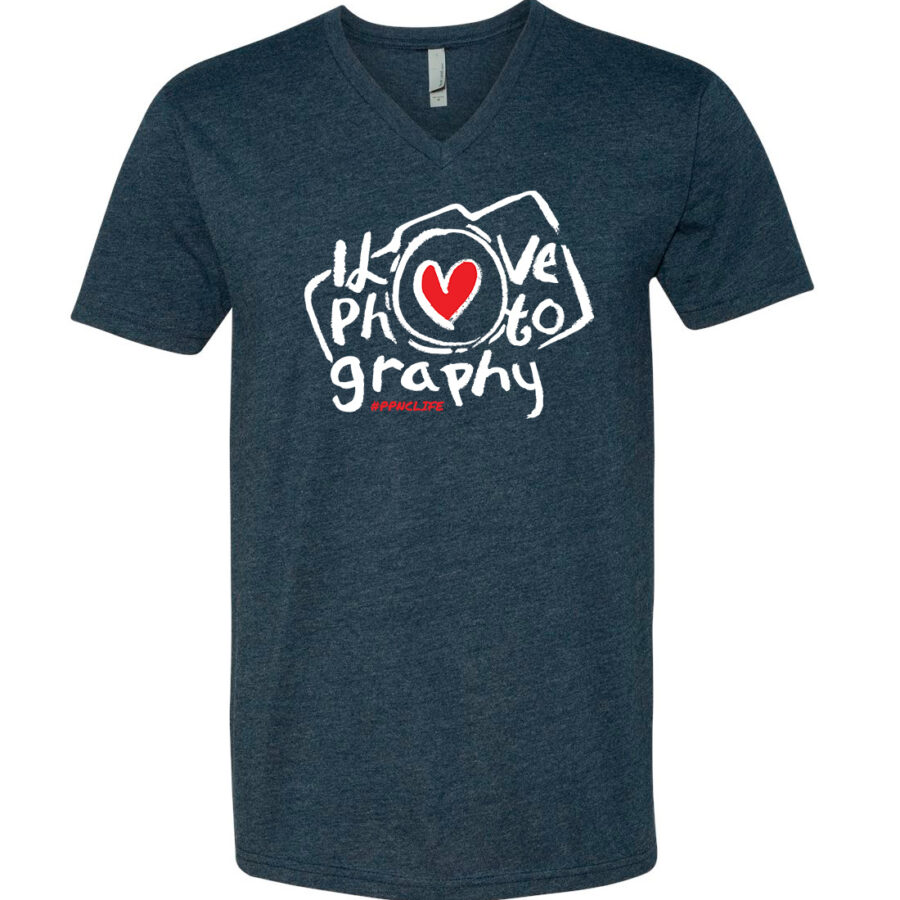 I Love Photography - #PPNCLIFE - V-Neck T-Shirt