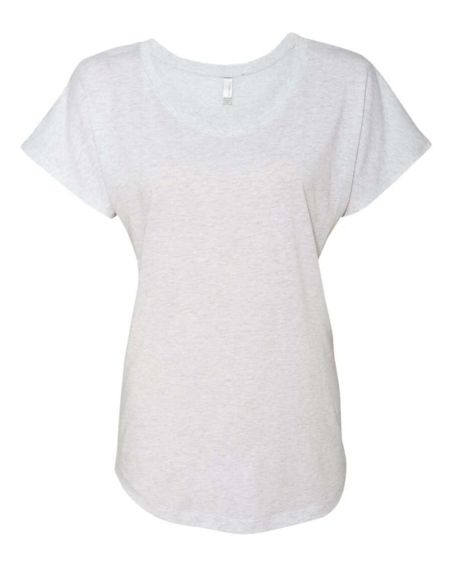 Next Level 6760 Women's Dolman - Heather White