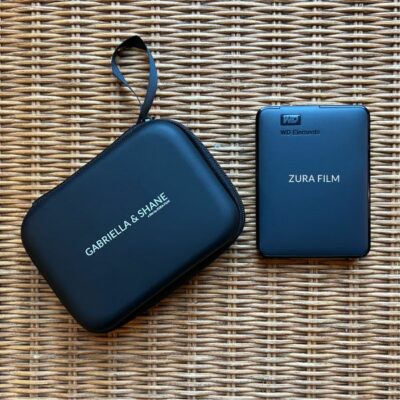 WD Elements Hard Drive (Western Digital) + Zippered Case Bundle