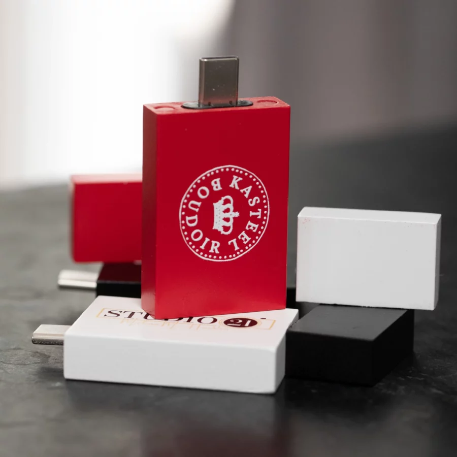 Light and Bright Wood Flash Drive (Type-C, includes adapter) - Image 3