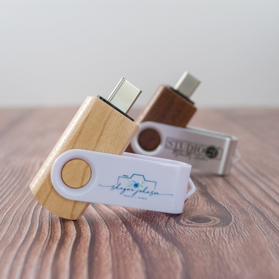Mix and Match Swivel Flash Drive (Full Color - Type-C, includes adapter) - Image 3