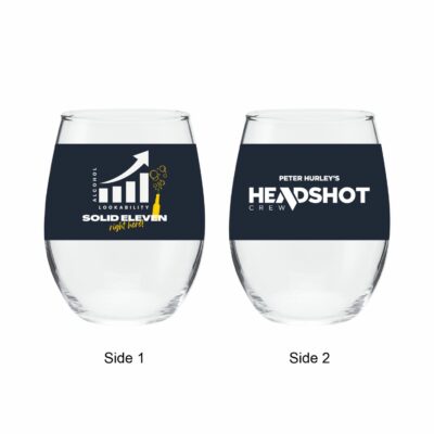 Solid Eleven Stemless Wine Glass