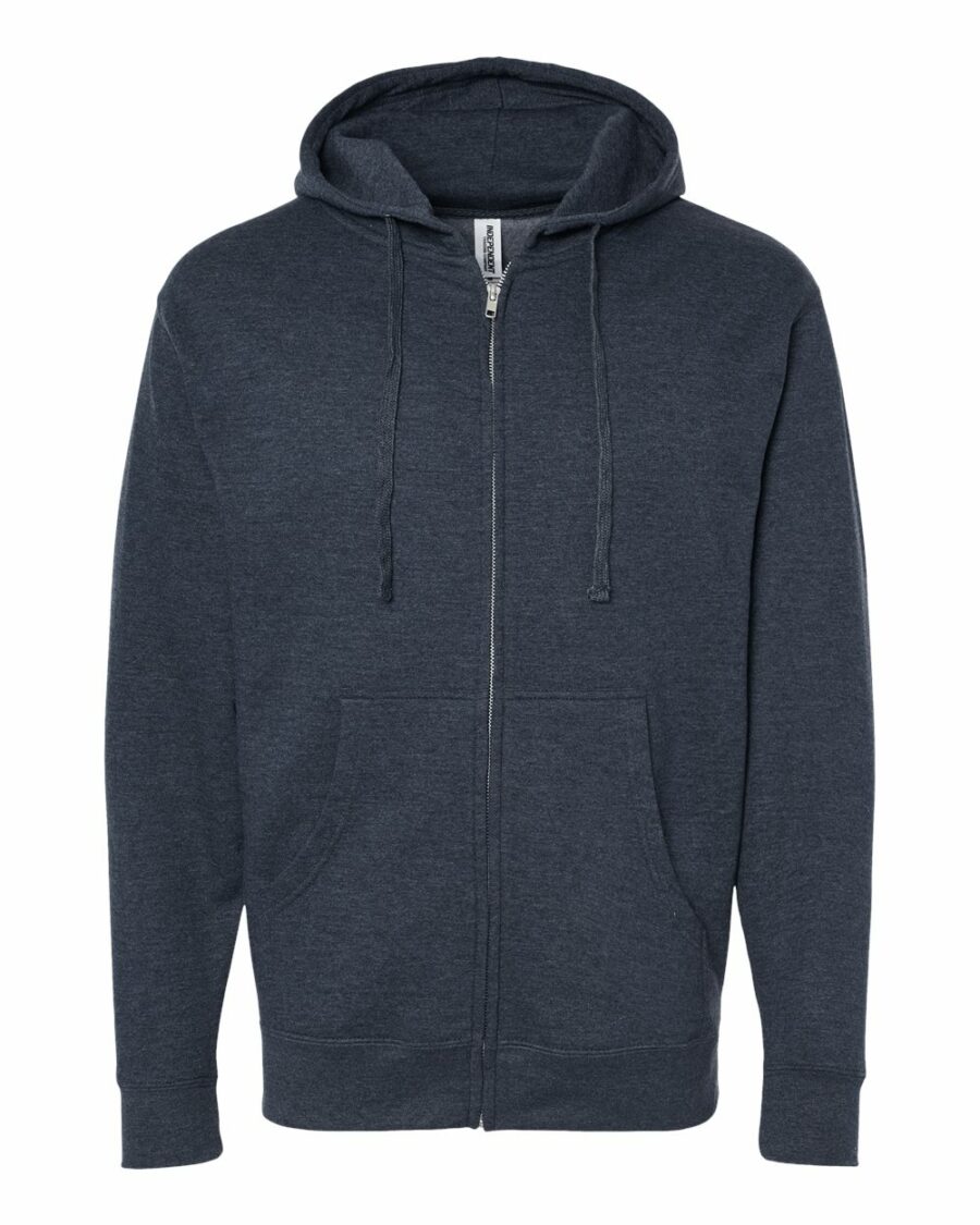 Independent Trading Co. SS4500z Midweight Full-Zip Hoodie (3 Color Options) - Image 2