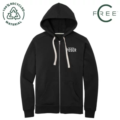 Professional Poser 100% Recycled Full-Zip Hoodie