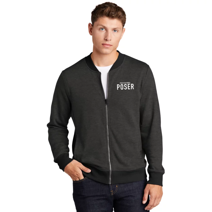Professional Poser Bomber Sweater (Charcoal)