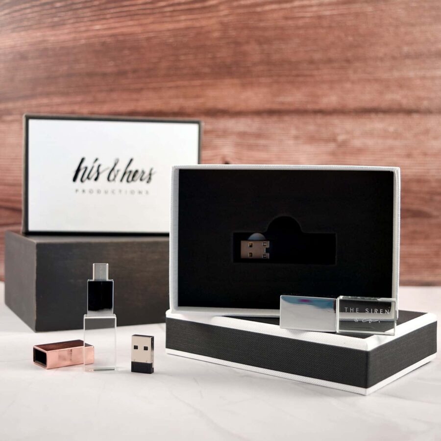 Crystal Drive + Tailored Linen Box Bundle (Type-C, includes adapter)