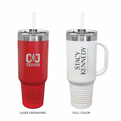 Polar Camel 40oz Travel Mug w/Handle - Straw Included [OUTLET]