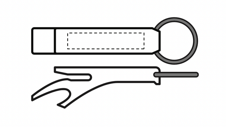 Bottle/Can Opener Key Ring - Image 6