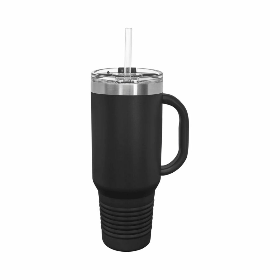 Polar Camel 40oz Travel Mug w/Handle - Straw Included [OUTLET] - Image 2