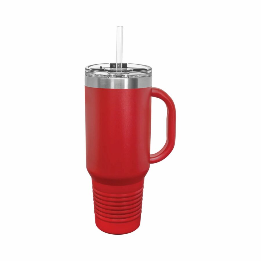 Polar Camel 40oz Travel Mug w/Handle - Straw Included [OUTLET] - Image 5