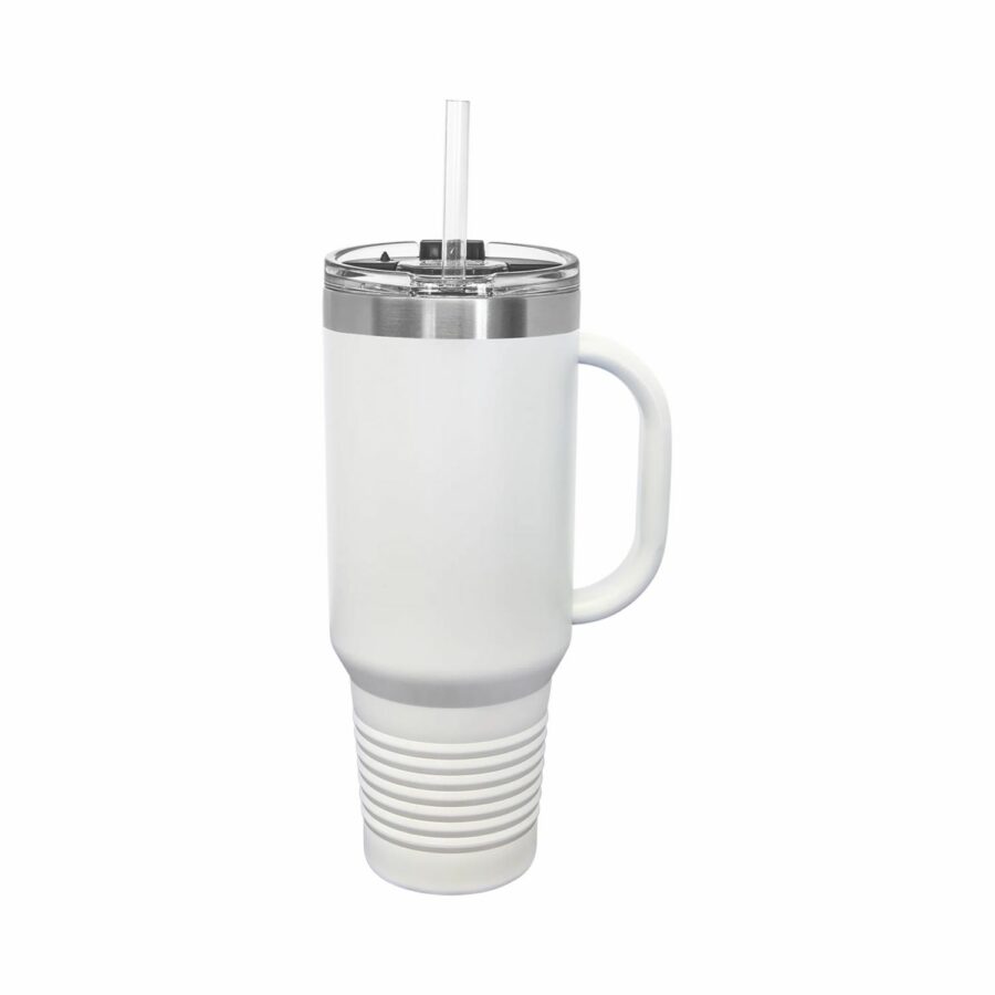 Polar Camel 40oz Travel Mug w/Handle - Straw Included [OUTLET] - Image 8