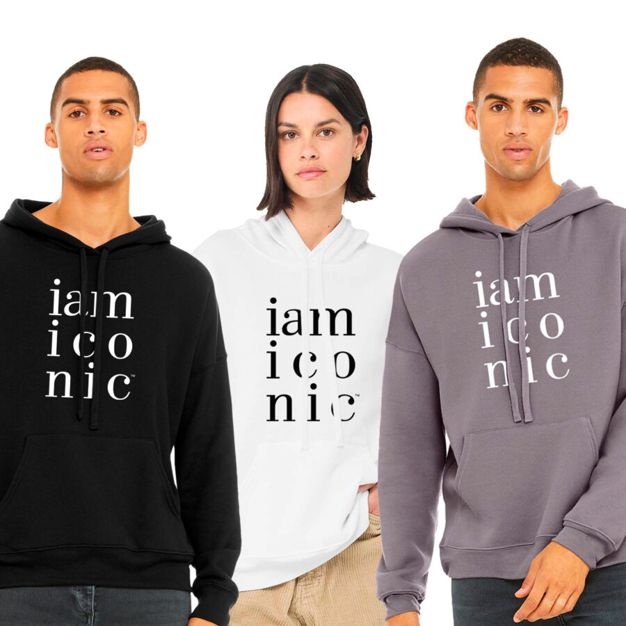 i am iconic Stacked Unisex Hoodie