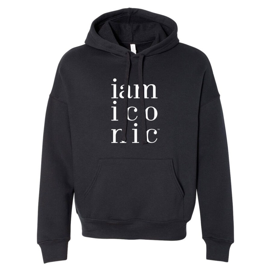 i am iconic Stacked Unisex Hoodie - Image 4