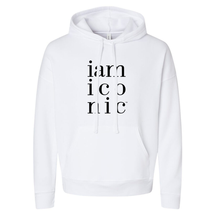 i am iconic Stacked Unisex Hoodie - Image 3