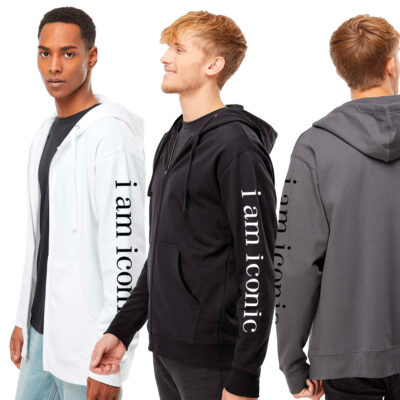 i am iconic Unisex  Zip-Up Hoodie