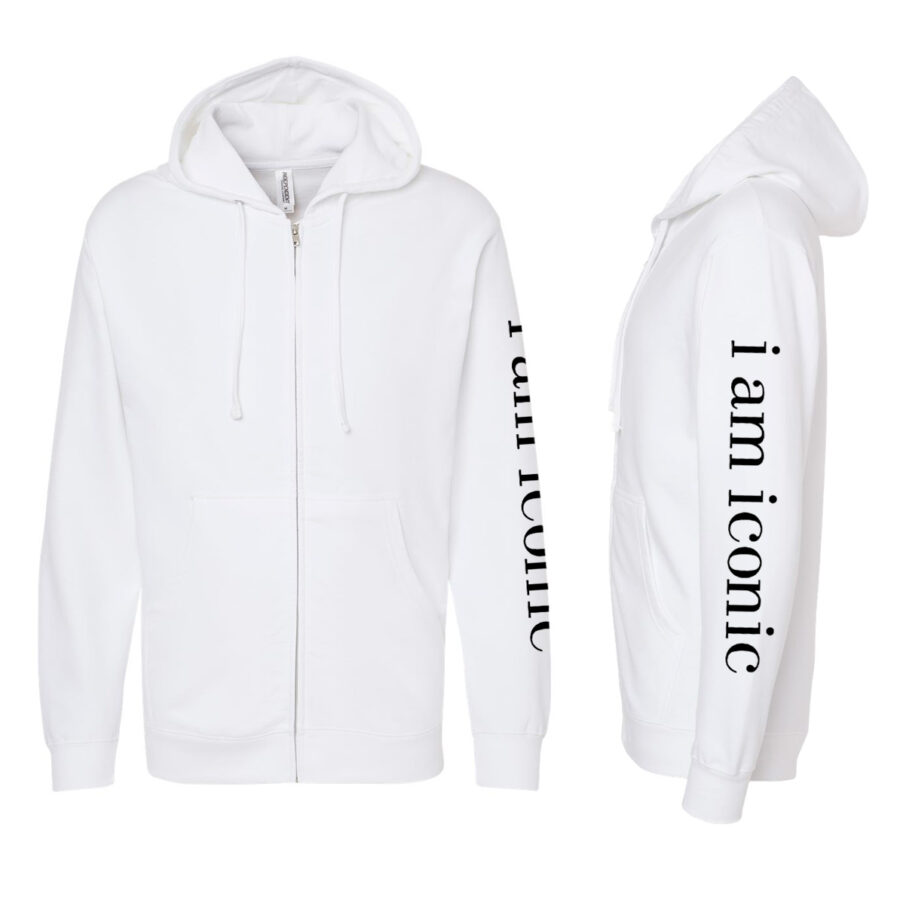 i am iconic Unisex  Zip-Up Hoodie - Image 4