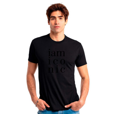 i am iconic Stacked Midnight Unisex T-Shirt