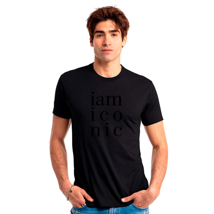 i am iconic Stacked Midnight Unisex T-Shirt