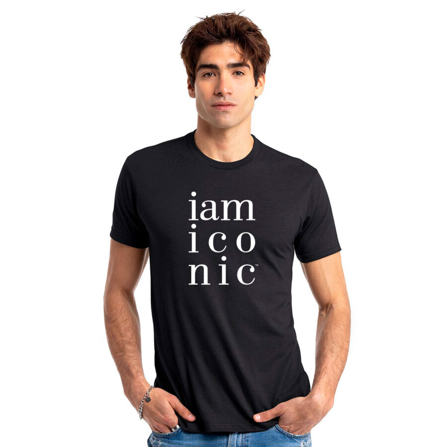 i am iconic Stacked Unisex T-Shirt - Image 4