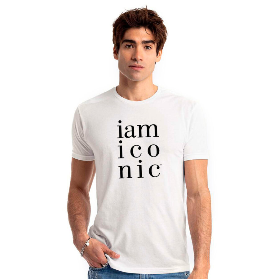 i am iconic Stacked Unisex T-Shirt - Image 5