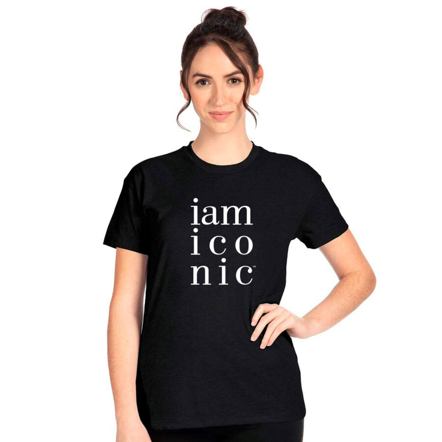 i am iconic Stacked Women's T-Shirt - Image 4