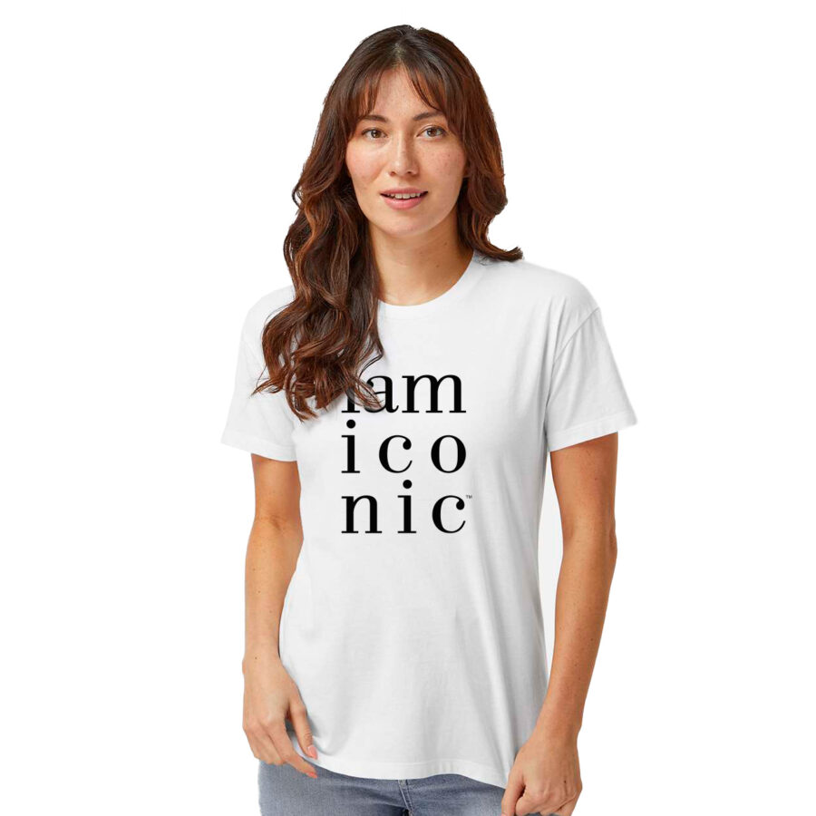 i am iconic Stacked Women's T-Shirt - Image 5