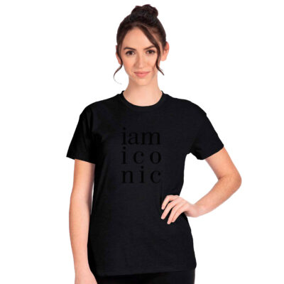 i am iconic Stacked Midnight Women's T-Shirt