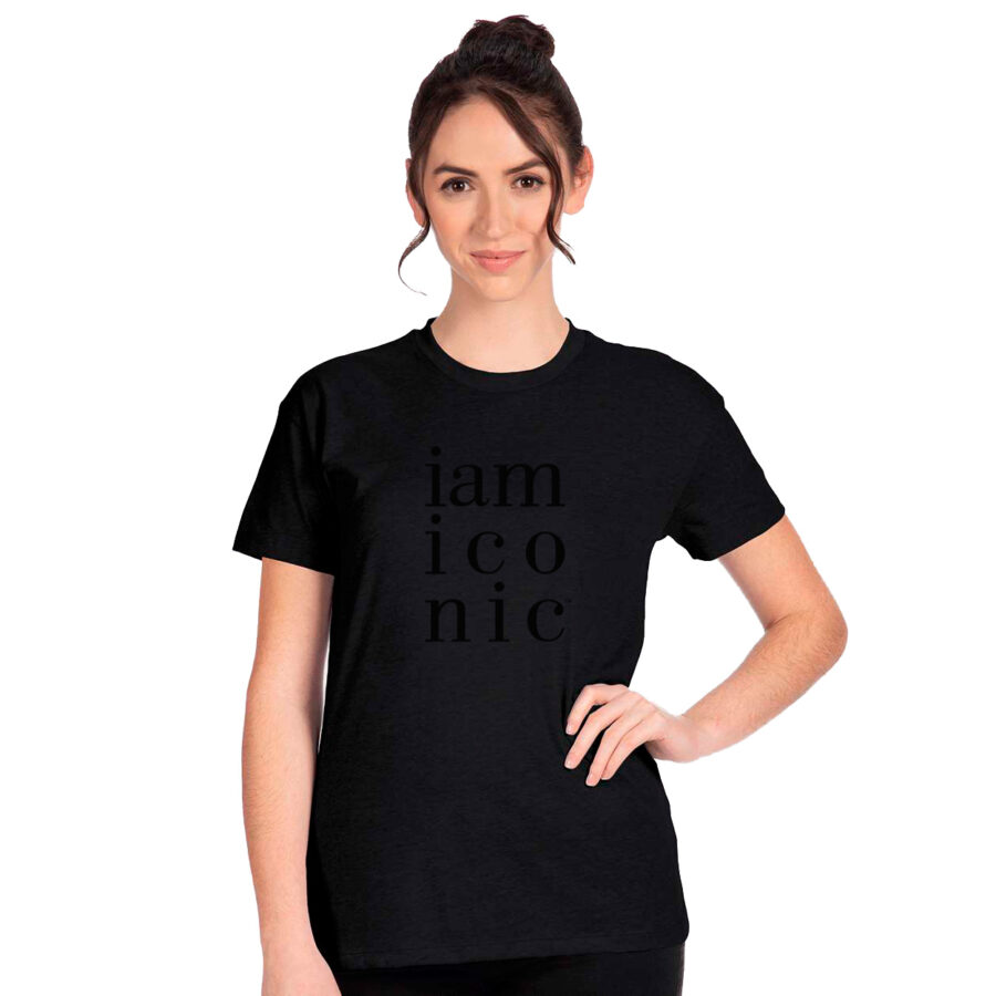 i am iconic Stacked Midnight Women's T-Shirt