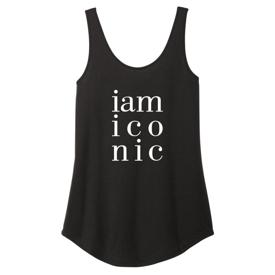 i am iconic Stacked Women's Tank Top - Image 2