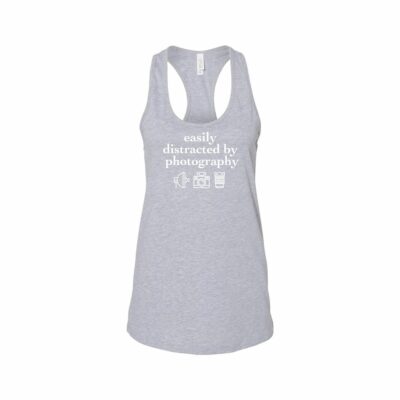 SYNC Easily Distracted Women's Racerback Tank (Grey)