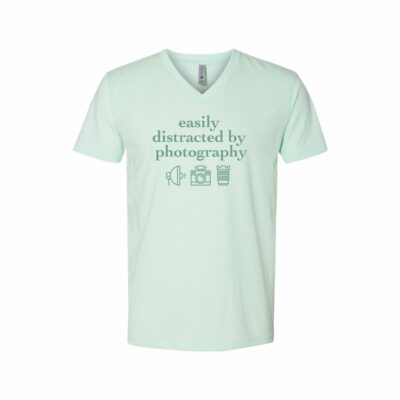 SYNC Easily Distracted V-Neck T-Shirt (Mint)